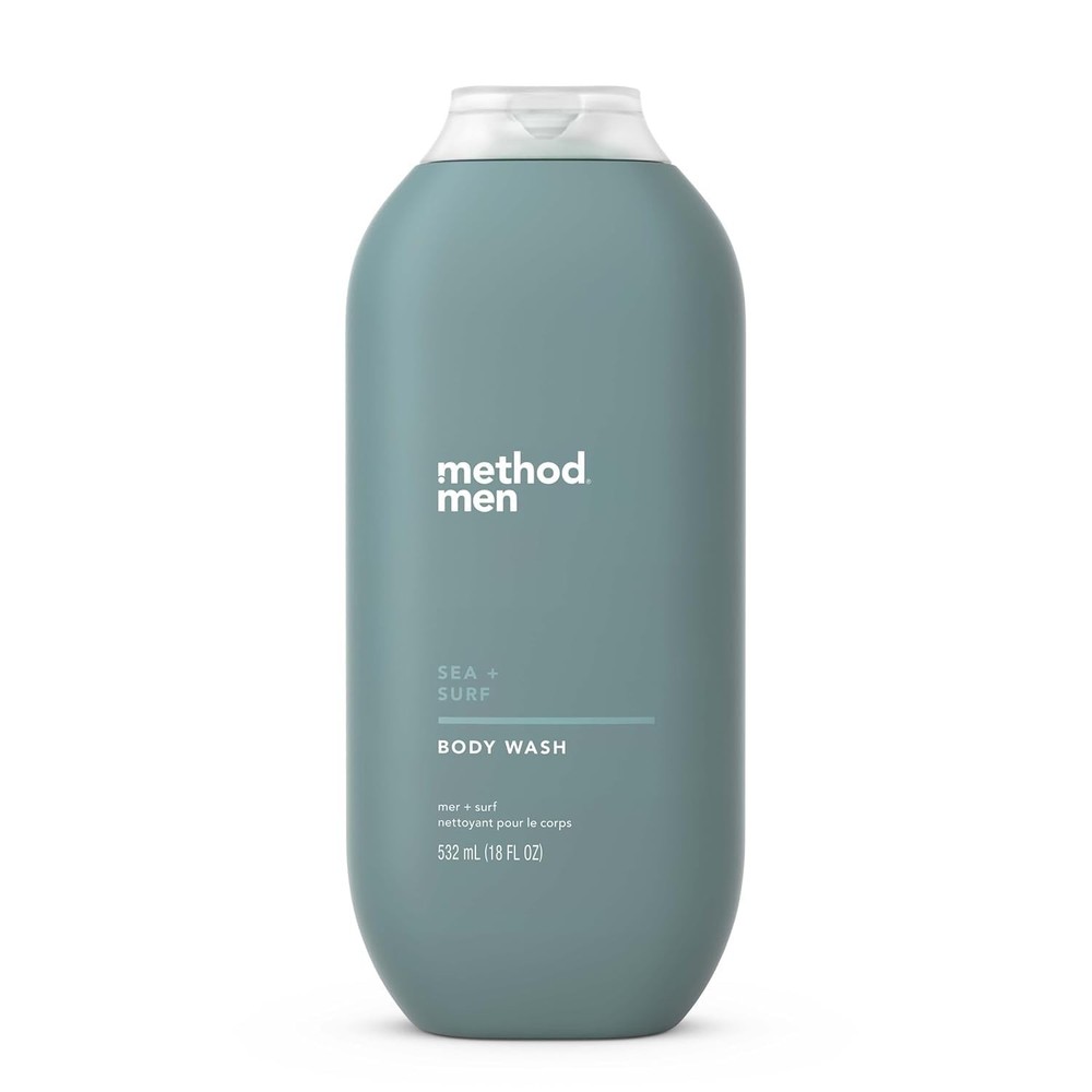 Method Men Body Wash Sea + Surf 18 fl oz Paraben & Phthalate Free Refreshing