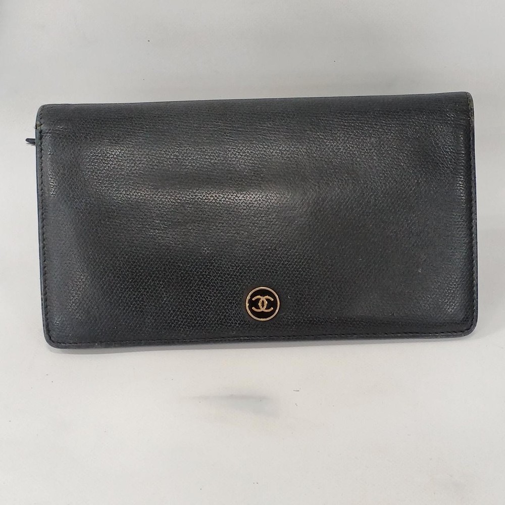 Chanel Lambskin Long Wallet with Classic CC Logo