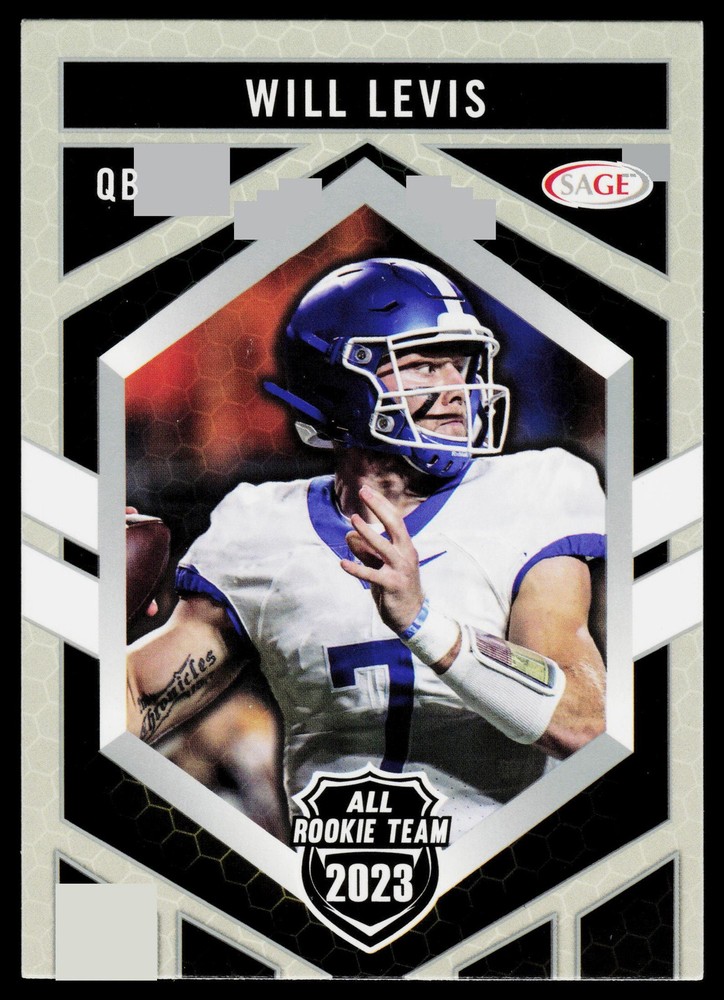 Will Levis 2023 SAGE HIT Rookie Kentucky Wildcats NFL Card RT-183