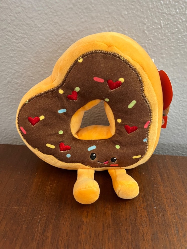 Giggle Scape Valentine's Day Plush Chocolate Heart Doughnut Target Exclusive