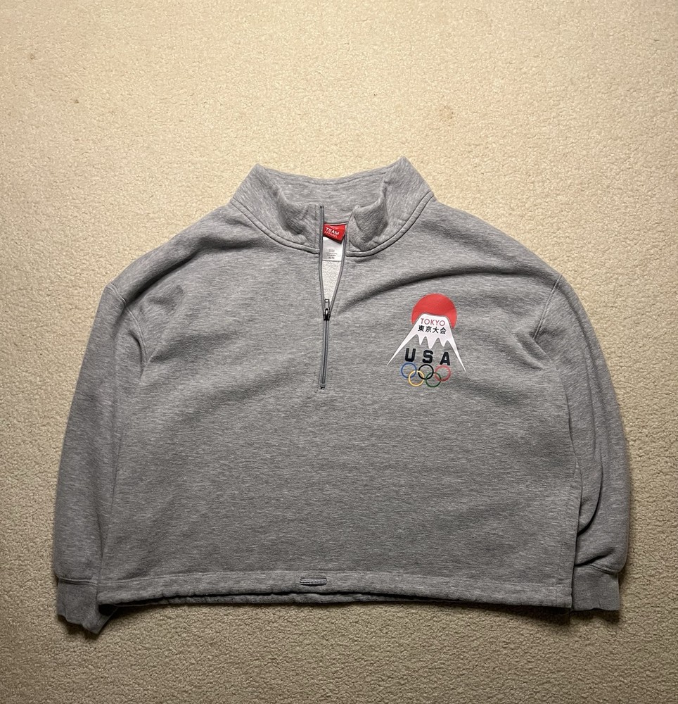 Team USA Olympics Apparel Womens Vintage Quarter Zip