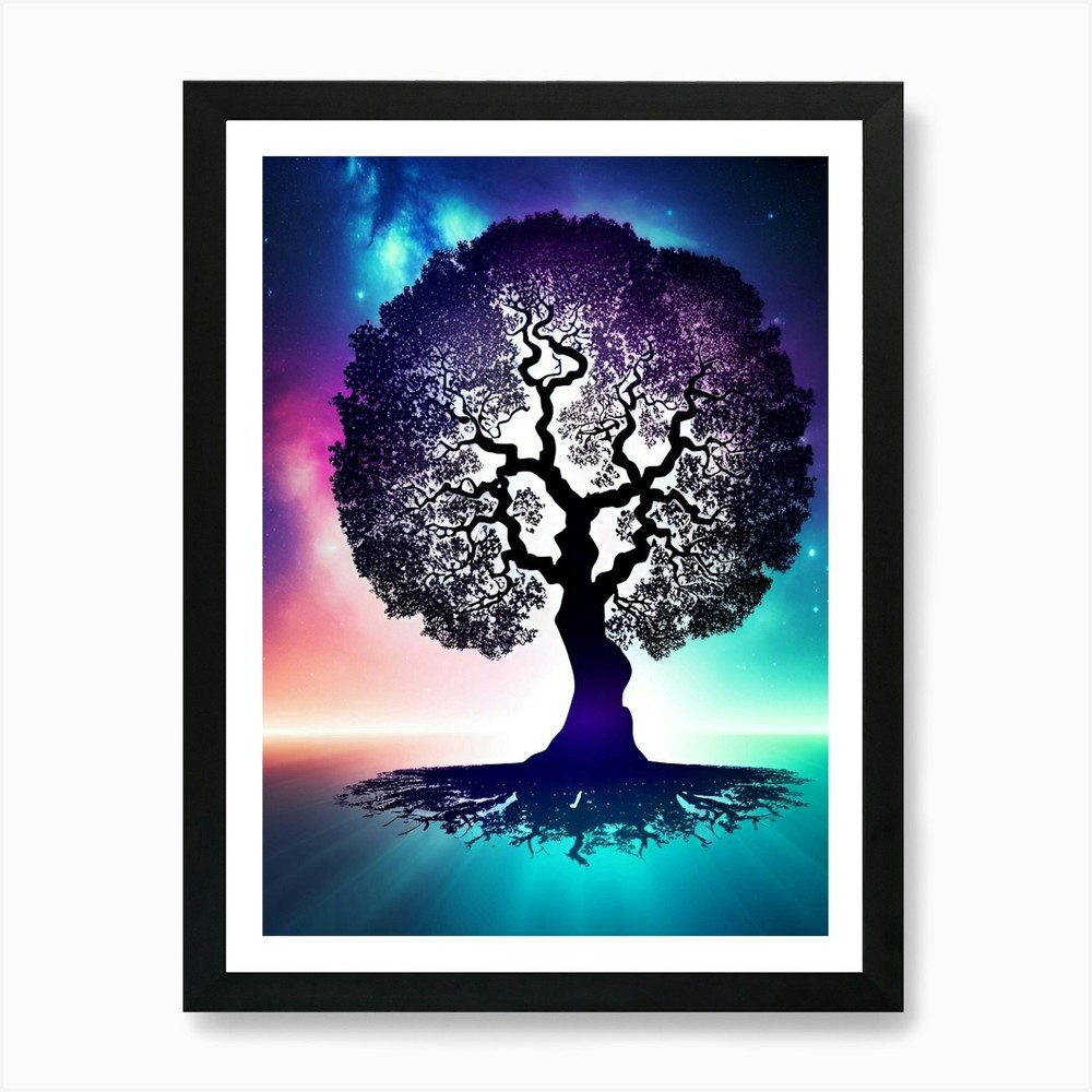 Tree Of Life 405 Art Print Framed Wall Art Poster Canvas Print Picture