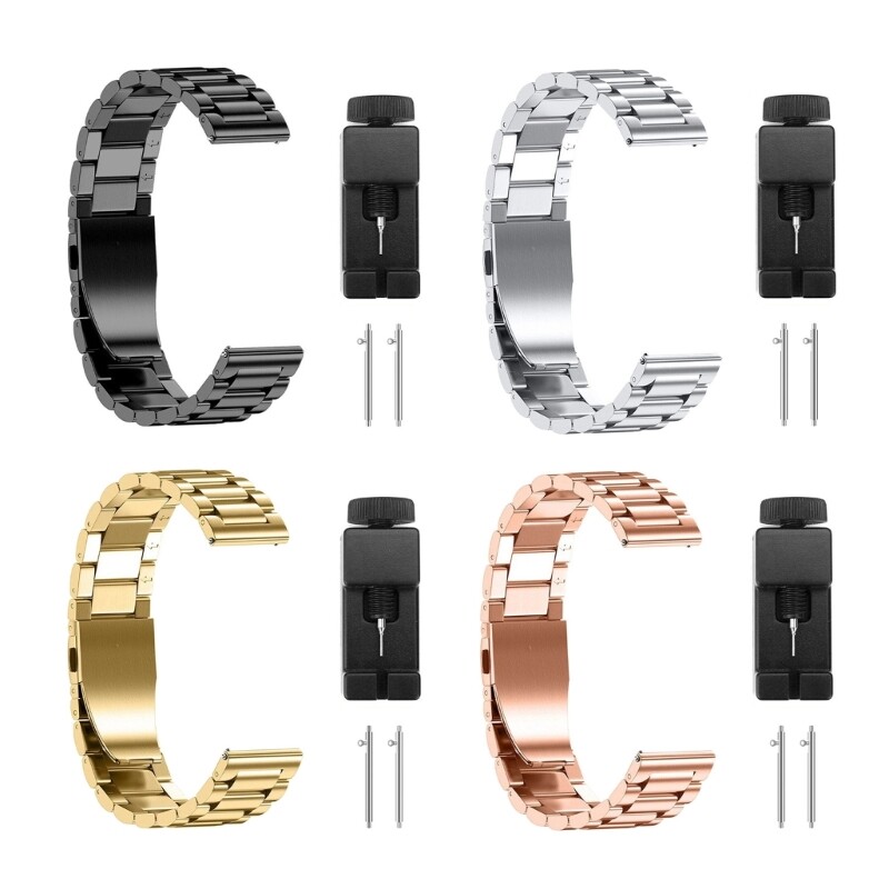 Band For Smartwatch Stainless Steel Strap Metal Watchband