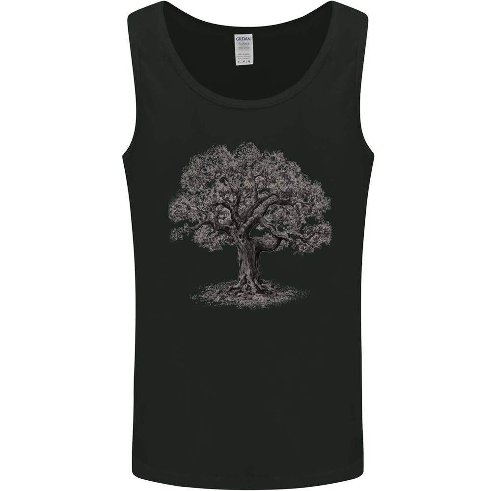 Oak Tree Mens Vest Tank Top