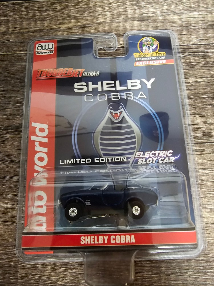Autoworld HO Slot Car New Shelby Cobra Limited Edition Thunderjet Ultra G