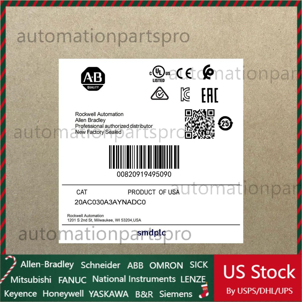 20AC030A3AYNADC0 AB servo motor Express shipping 20AC030A3AYNADC0 US Free Tax