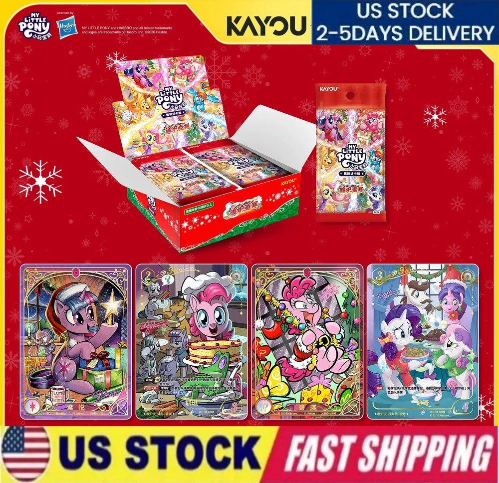 2025 Kayou Hasbro My Little Pony Offical TCG Battle Cards Box Vol4 Expansion Set