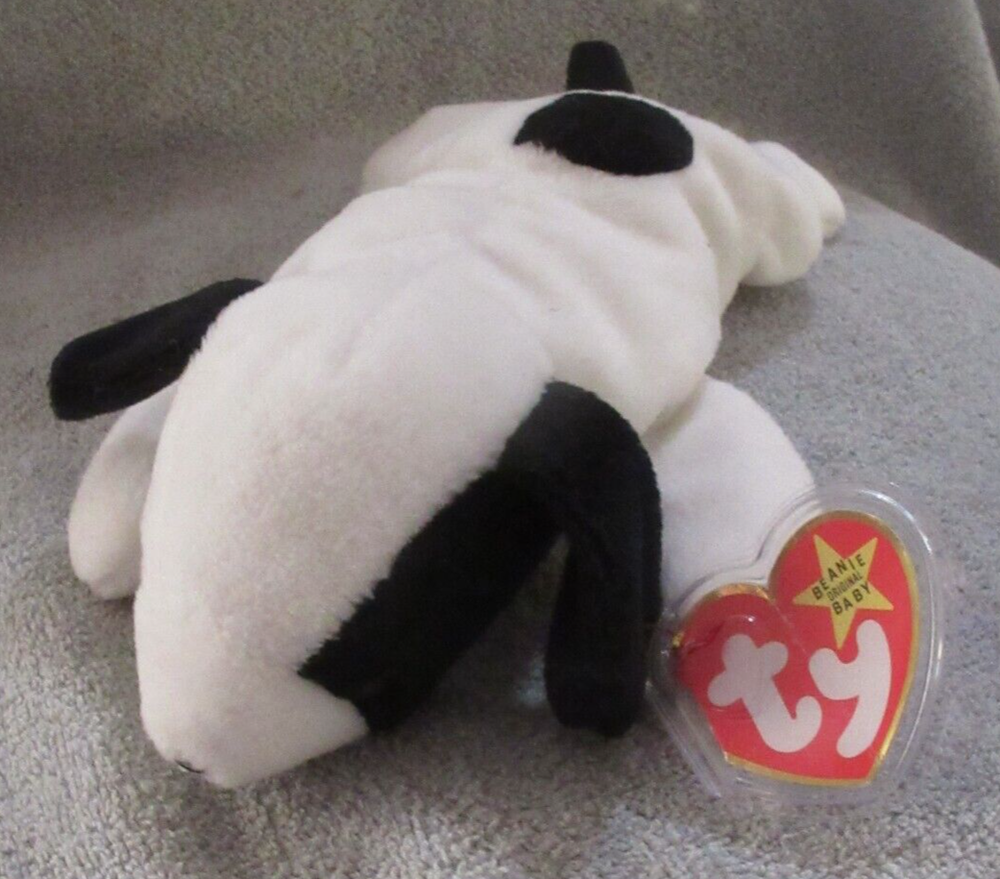Ty Beanie Baby Spot the Dog style 4000 DOB 1-3-93 MWT Free Shipping