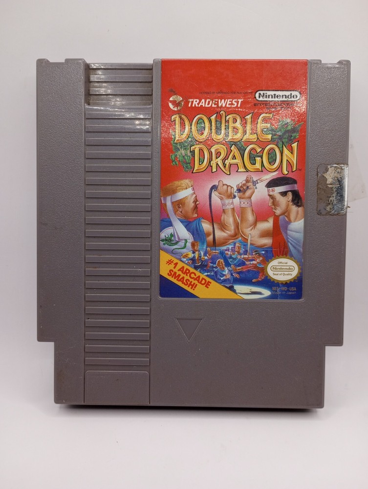 Double Dragon NES Game Cartridge 1988 for Nintendo Entertainment System - Untested-image