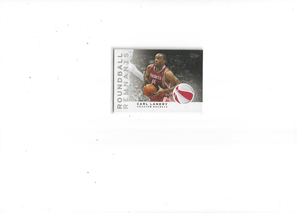 2009-10 Topps Basketball Roundball Remnants #RR-CL Carl Landry Houston Rockets