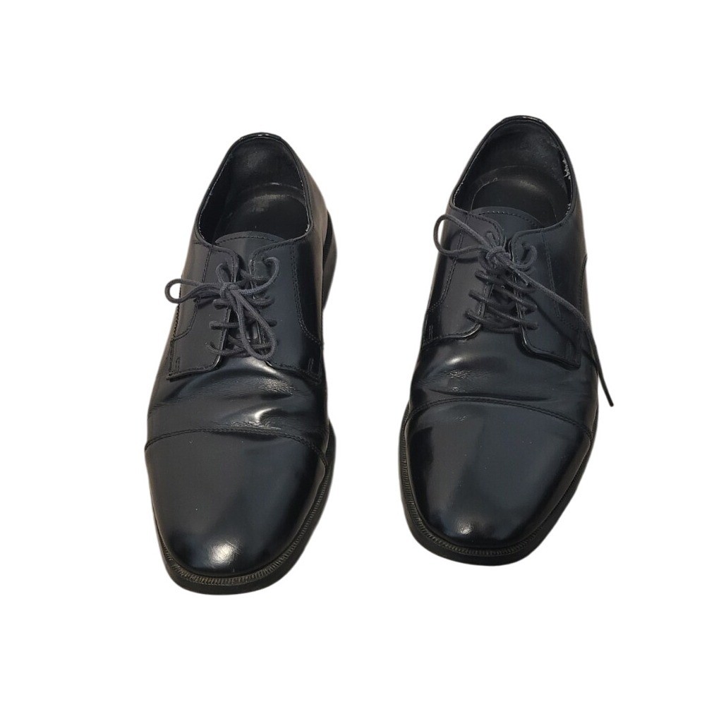 Men's Nunn Bush Black Leather Dress Shoes Size 8M