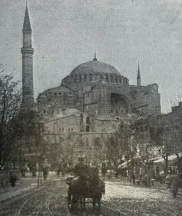 1920 Constantinople Turkey Santa Sophia Golden Horn