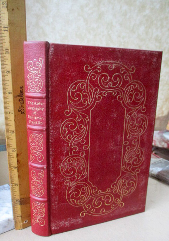 The Autobiography of Benjamin Franklin 1976 Edition with Intro by Carl Van Doren and Illustrations