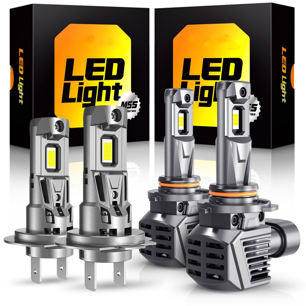 AUXITO H11 H8 H9 LED Headlight Kit Low Beam Bulb Super Bright 6500K White 9000LM
