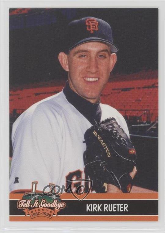 1999 Keebler San Francisco Giants Stadium Giveaway Kirk Rueter #9