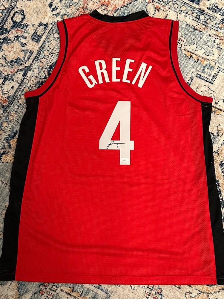 Jalen Green Autographed Jersey JSA CERT. w/COA NBA Houston Rockets #4 WOW!!