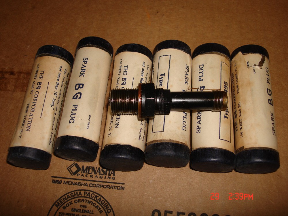 6 bg  type ls-495 spark plugs lycoming,continental etc