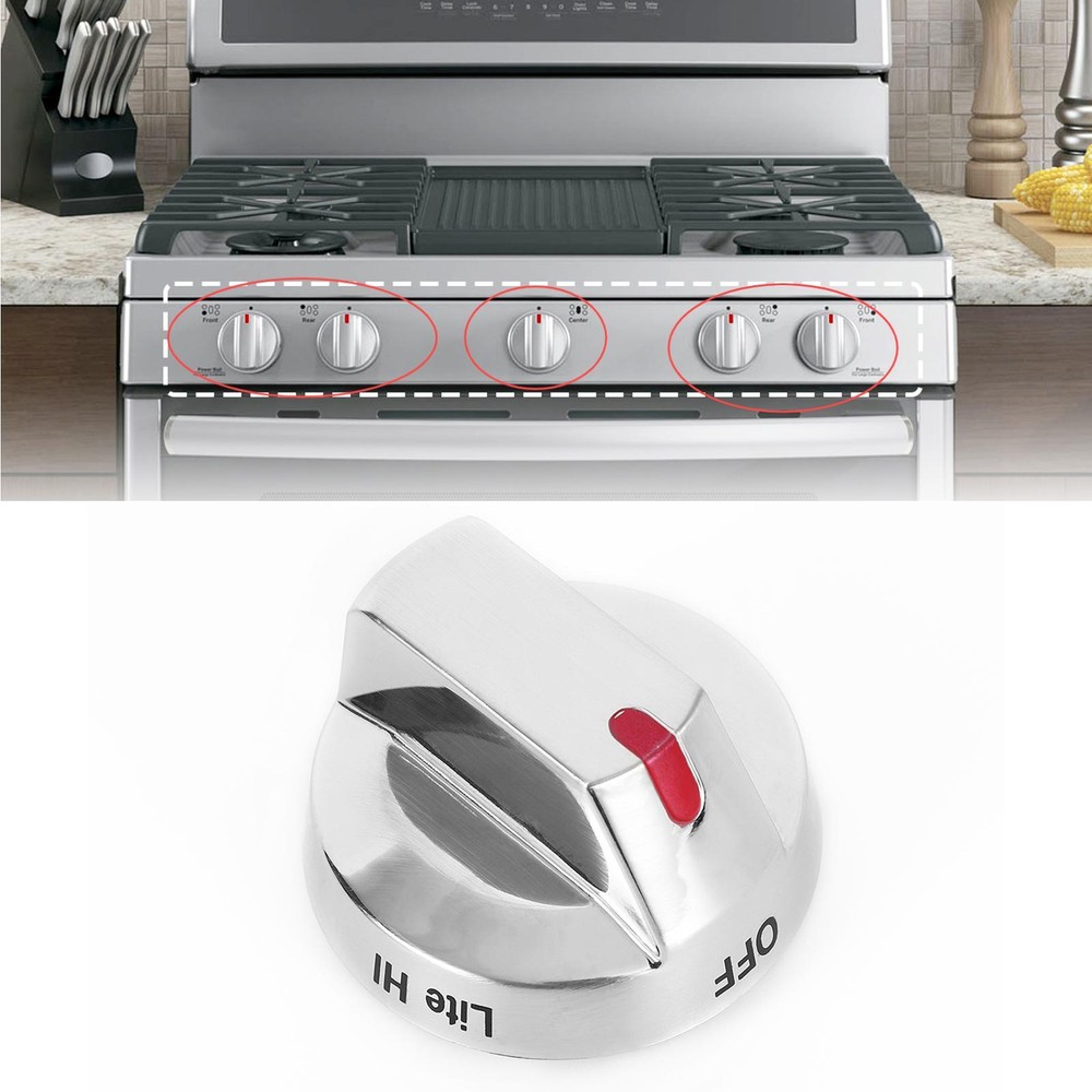 DG64-00473A Top Burner Control Knob Replacement For Samsung AP5917439 Gas Range