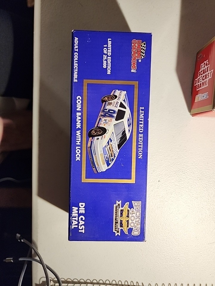 Brickyard 400 Inaugural Race 1994 Racing Champions Diecast Car Bank