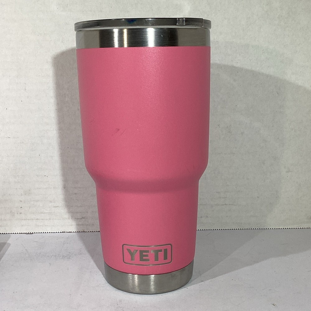 Yeti Rambler Pink Vacuum Insulated Tumbler with MagSlider Lid - 30oz CT1-189