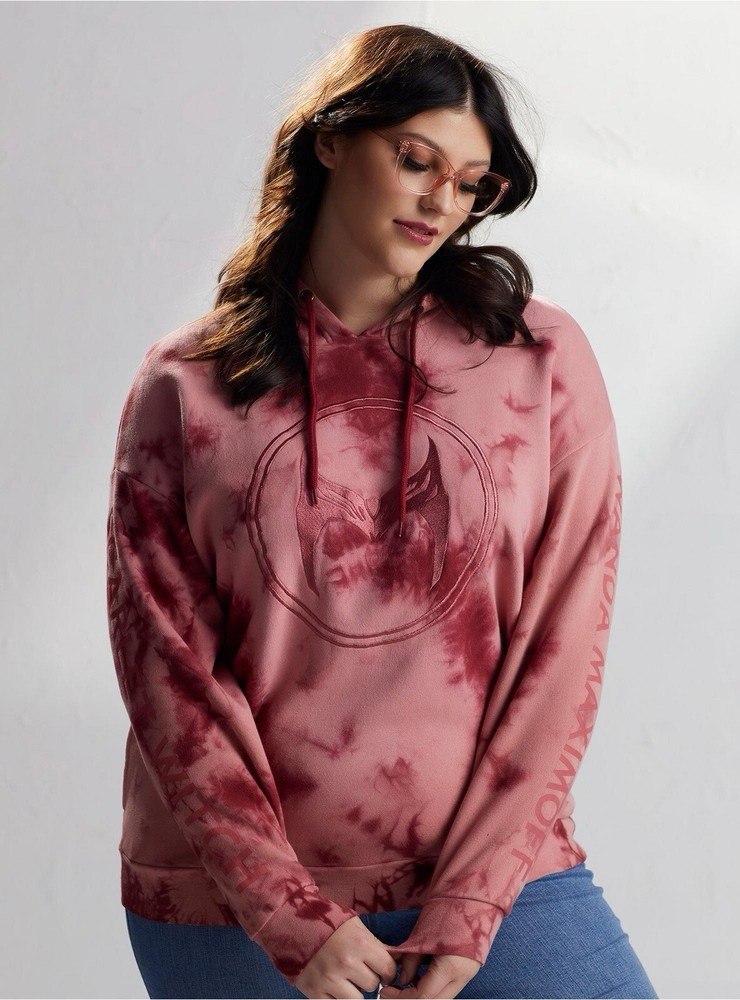 Her Universe Marvel Scarlet Witch Tye Dye Hoodie Wandavision XS Discontinued