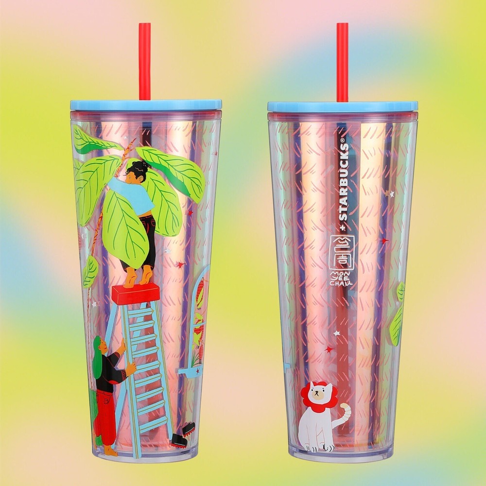 Starbucks Tumbler Cold Cup Limited Artist Edition NEW with Tags like Stanley