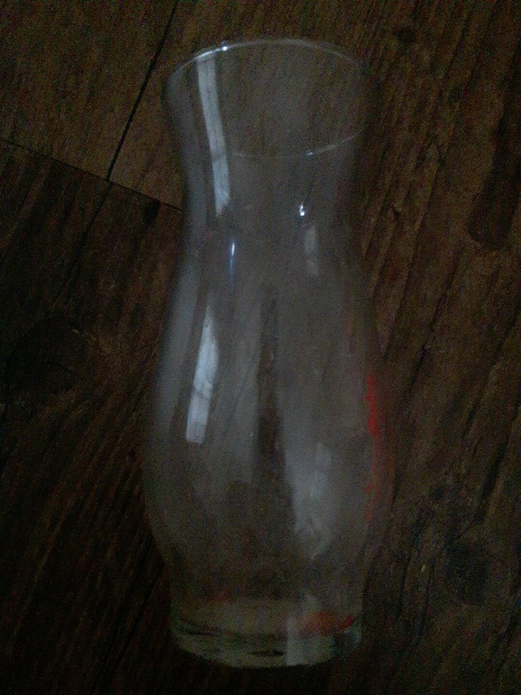 Libbey 16 oz Hurricane Tumblers Clear Glass Set of 6 6.5 Inches Excellent Condition