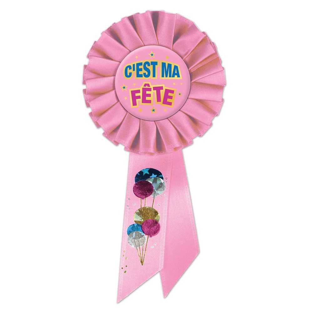 C'est Ma Fete Birthday Girl Rosette Decoration