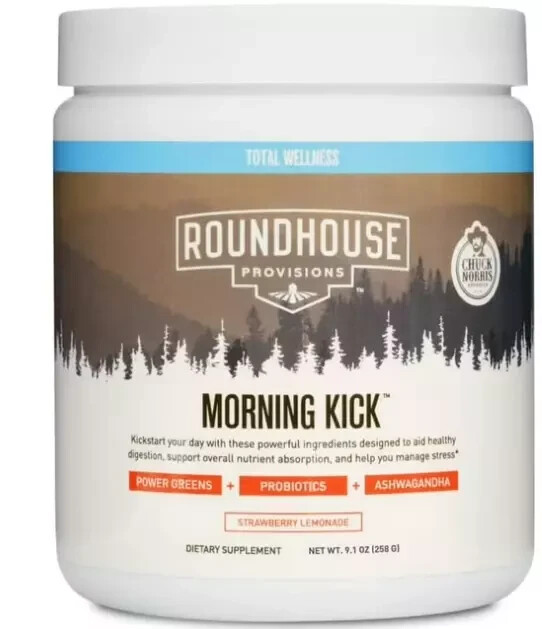 Roundhouse Provisions MORNINGKICK digestion StrawberryLemonade9.1oz-Limited Time-image