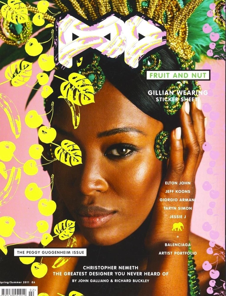 Naomi Campbell cover Jessie J.Elton John Gillian Wearing Jeff Koons POP MAGAZINE