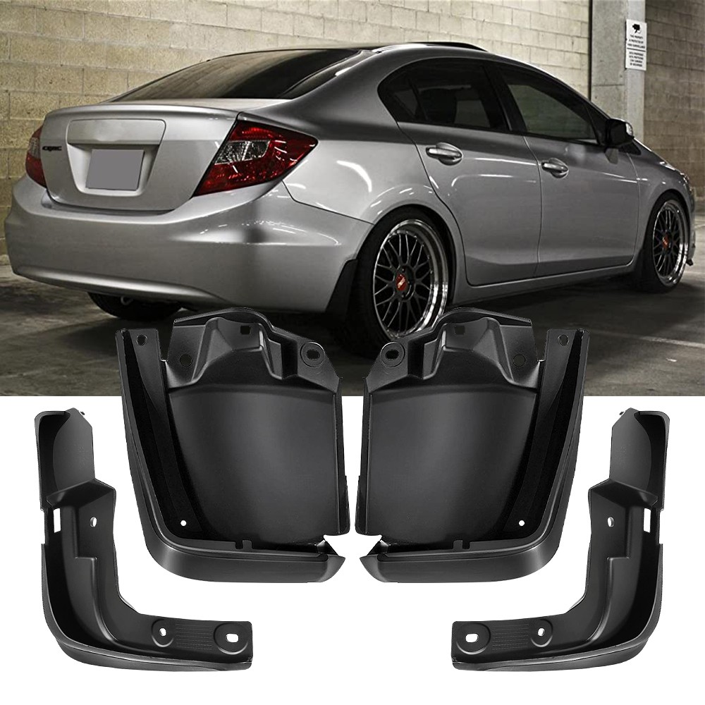 Mud Flaps For Guards Splash 2012-2015 Honda Sedan Civic Mudguard Car Auto Parts
