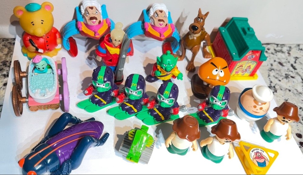 VTG 80s 90s Happy Meal Toys Lot of 21 McDonald’s Burger King 1984-1996