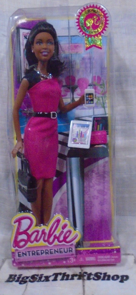 2014 Barbie Entrepreneur Career of the Year African-American Doll Mattel