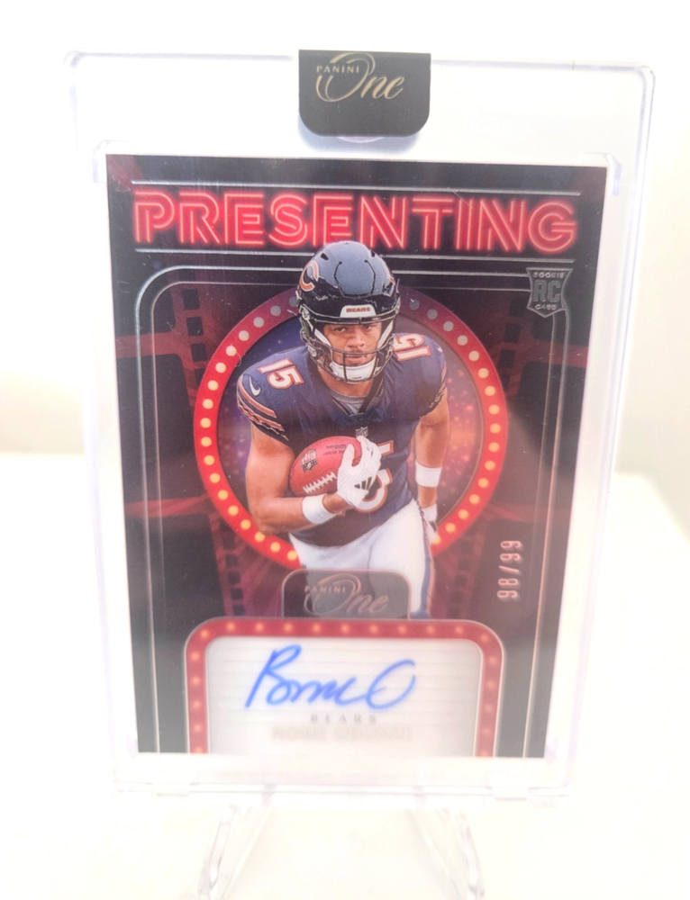 2024 Panini One - PRESENTING - Rome Odunze Autograph - #'d 98/99