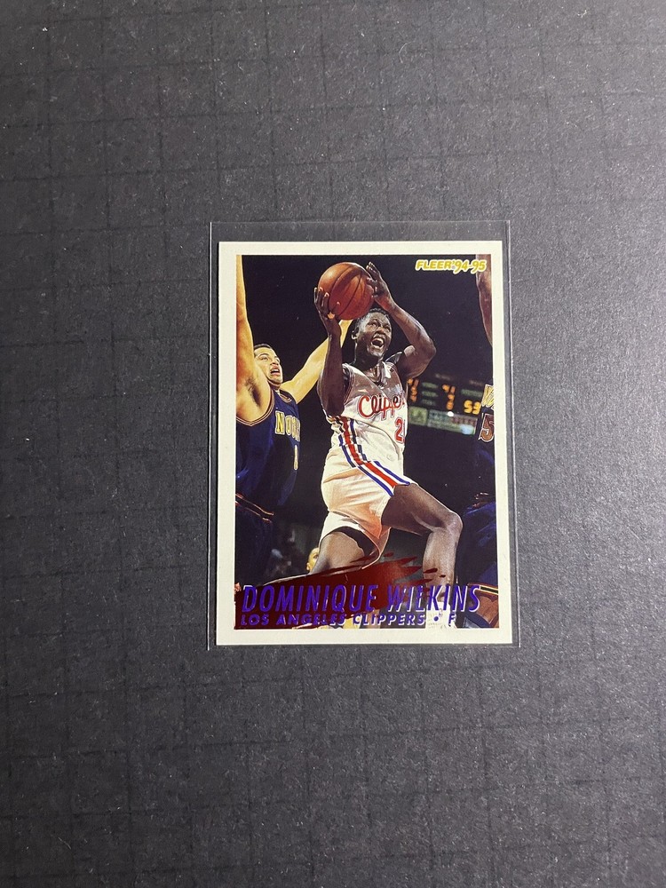 1994-95 Fleer Dominique Wilkins Card #105 - Los Angeles Clippers