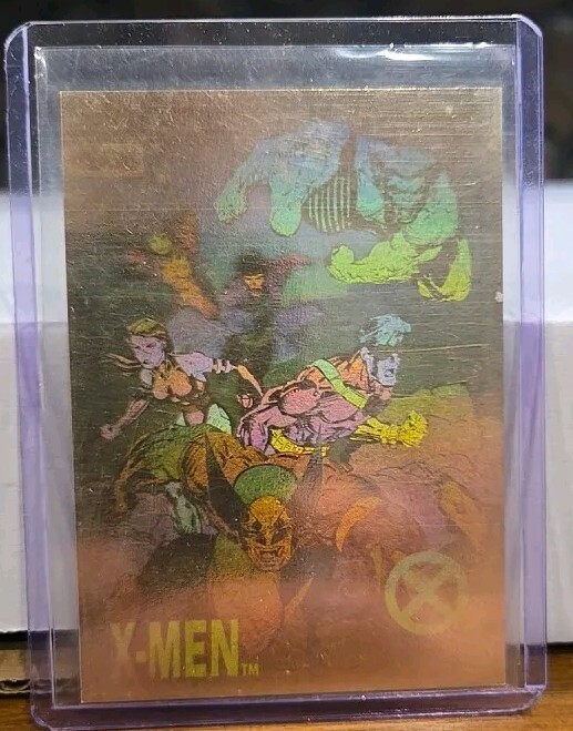 X-MEN TEAM 1992 Impel MARVEL Universe Series 1 HOLOGRAM Insert Card #XH-5