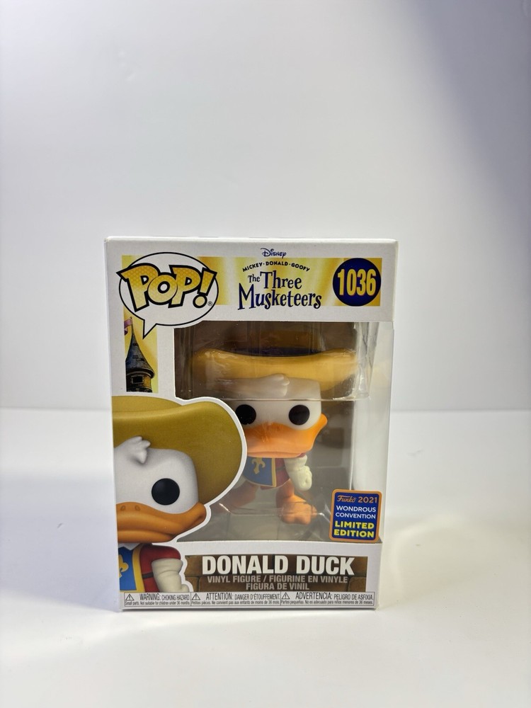 Donald Duck Three Musketeers 2021 Wondrous Convention Disney Funko POP #1036