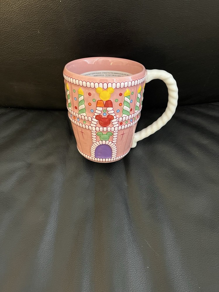 Disney World 25th Anniversary Cake Castle Collectible Mug NWT