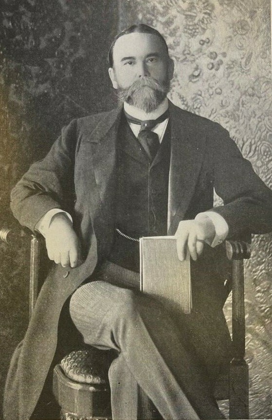 1901 Vintage Magazine Illustration John Hay Secretary of State