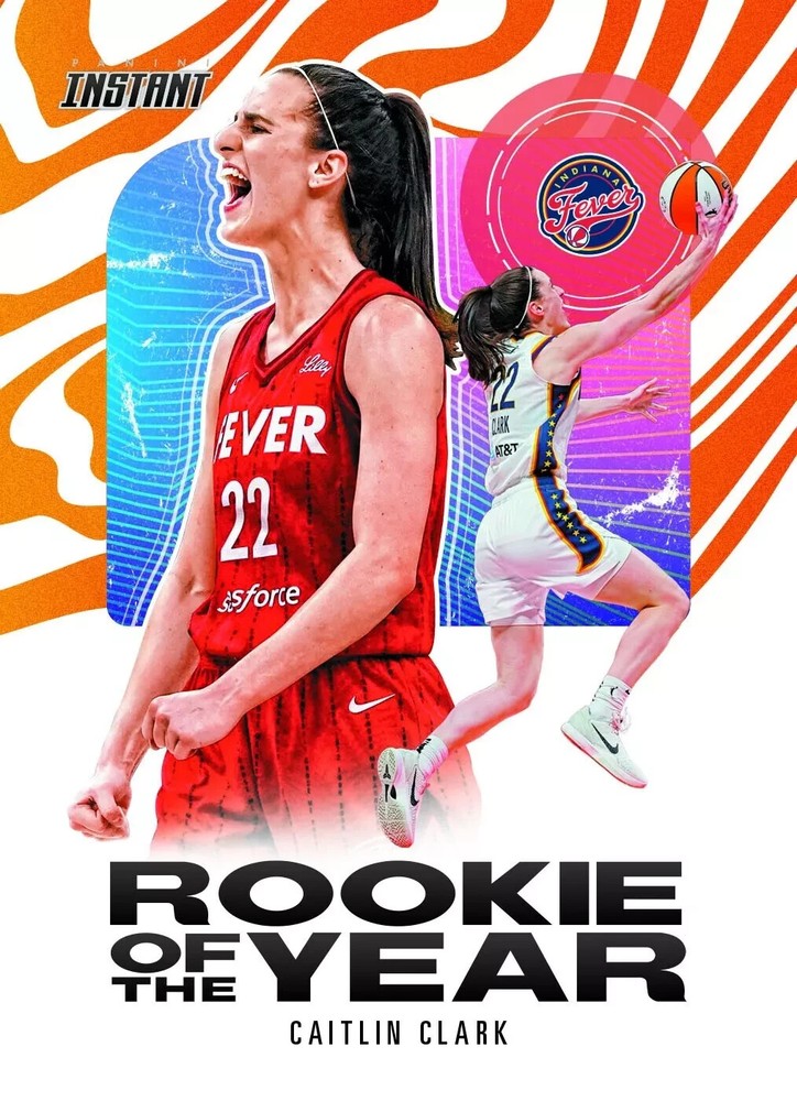 PRESALE 2024 PANINI INSTANT WNBA RC CAITLIN CLARK ROOKIE OF THE YEAR PRESALE-image
