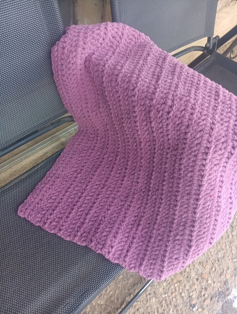 handmade crochet baby blanket new