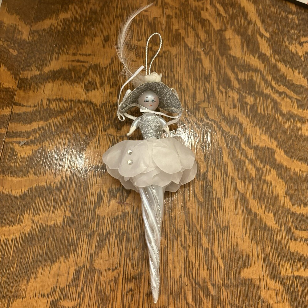 De Carlini Show Girl Vintage Christmas Tree Ornament