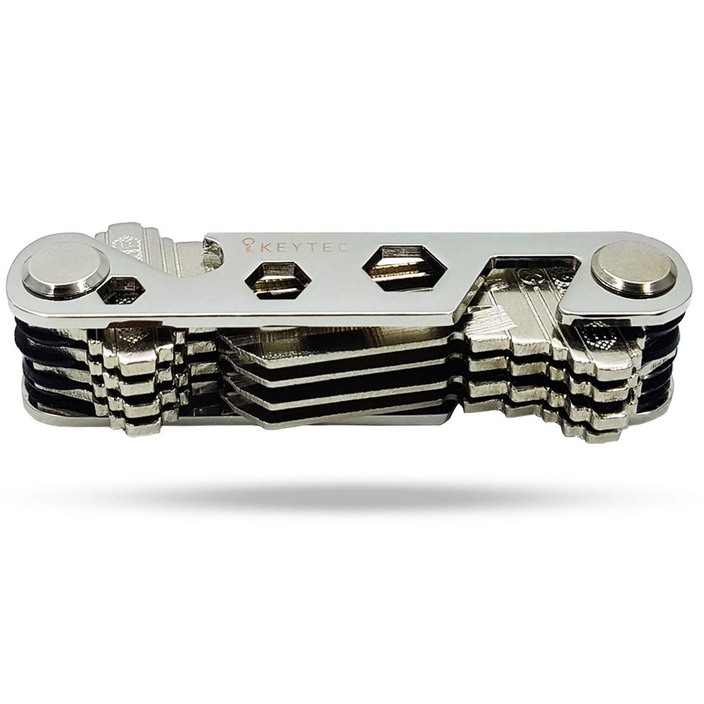 Compact Key Organizer (12-16 keys) - Premium Key Holder with Built-in Tools -...