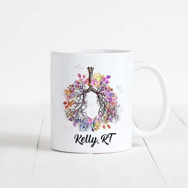 Respiratory Therapy Mug Personalized Gift Respiratory Therapy Gifts Christmas