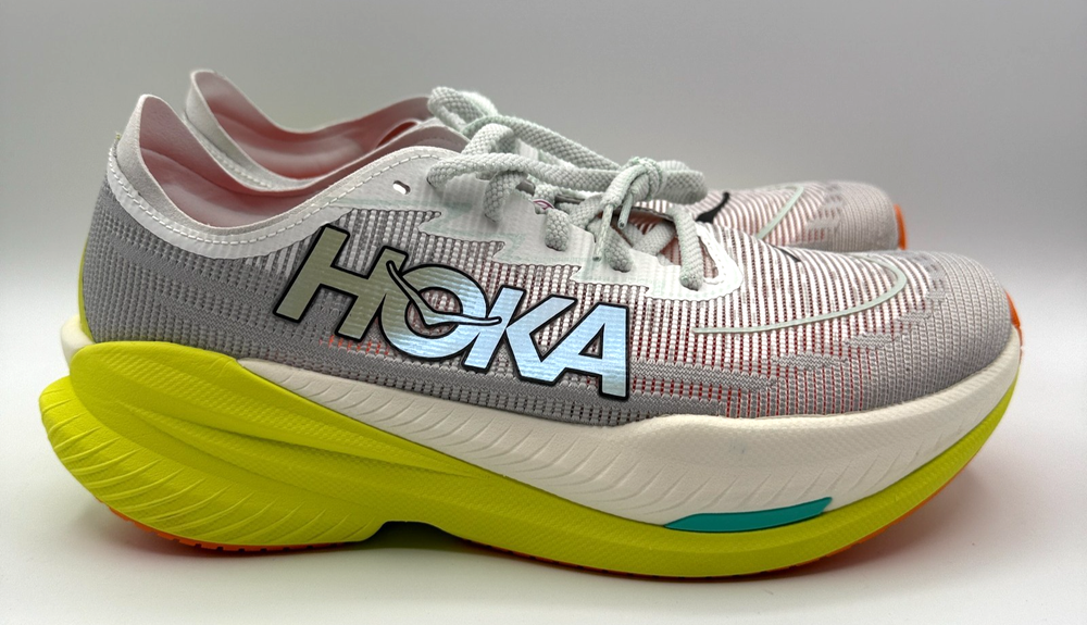 Hoka Mach X 2 Shoes Mens Size 10 D Frost Citrus Running 1155119-FCF