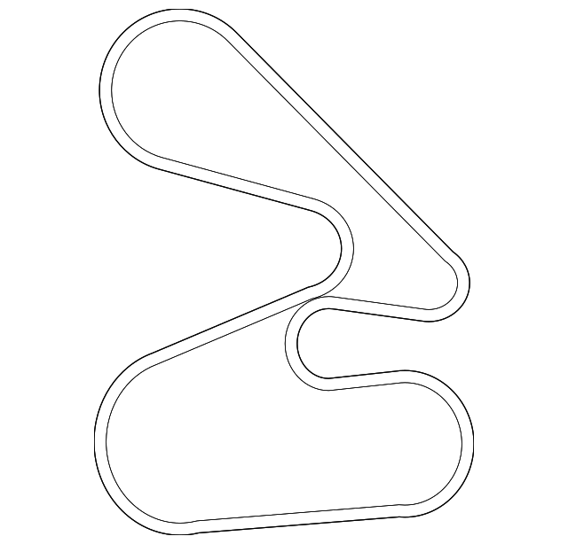 Genuine Honda Belt Power Steering Pump (Mitsubishi) 56992-R70-A01