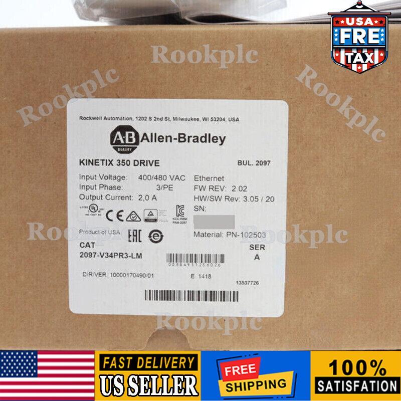 1 PCS  Sealed AB 2097-V34PR3-LM Kinetix 350 Servo Driver  US Free Tax