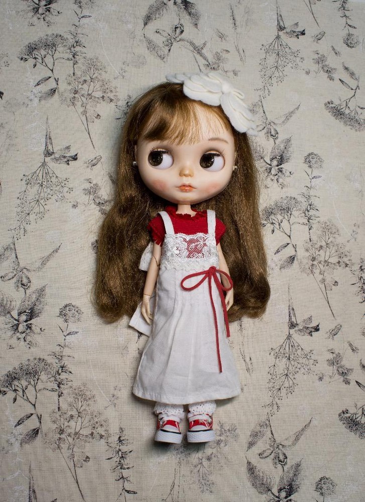 Blythe Outfit 4-Piece Hair Ornament Clothes Set