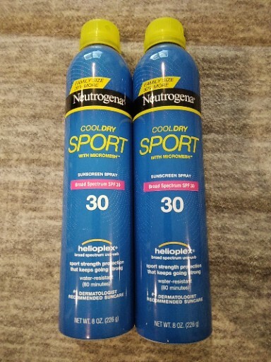 Neutrogena Sport SPF 30 Sunscreen 2 Pack 8 Oz Cool Dry Formula
