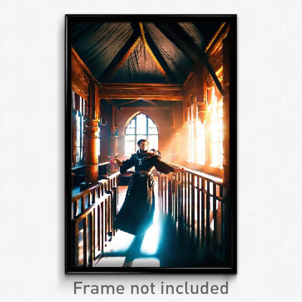 Pixel Art Poster by Authentic Scriptorium - 8-Bit Psychedelic Video Game Print